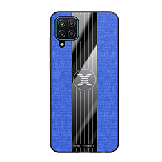 Funda Silicona Ultrafina Goma Carcasa X02L para Samsung Galaxy A12 Azul