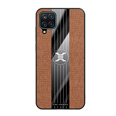 Funda Silicona Ultrafina Goma Carcasa X02L para Samsung Galaxy A12 Marron