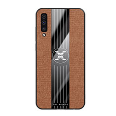 Funda Silicona Ultrafina Goma Carcasa X02L para Samsung Galaxy A50S Marron