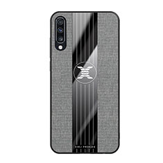 Funda Silicona Ultrafina Goma Carcasa X02L para Samsung Galaxy A70 Gris