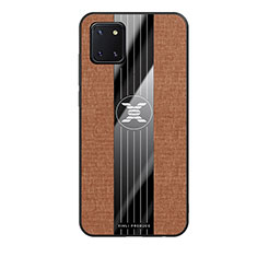 Funda Silicona Ultrafina Goma Carcasa X02L para Samsung Galaxy A81 Marron