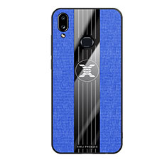 Funda Silicona Ultrafina Goma Carcasa X02L para Samsung Galaxy M01s Azul