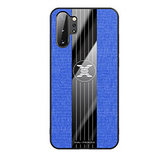 Funda Silicona Ultrafina Goma Carcasa X02L para Samsung Galaxy Note 10 Plus 5G Azul