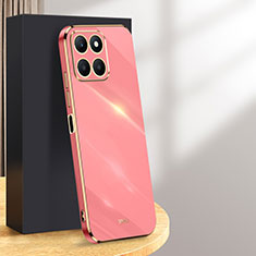 Funda Silicona Ultrafina Goma Carcasa XL1 para Huawei Honor X6a Rosa Roja