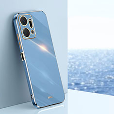 Funda Silicona Ultrafina Goma Carcasa XL1 para Huawei Honor X7a Azul