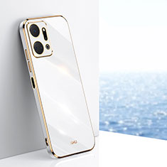 Funda Silicona Ultrafina Goma Carcasa XL1 para Huawei Honor X7a Blanco