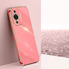 Funda Silicona Ultrafina Goma Carcasa XL1 para Huawei Nova 11 Pro Rosa Roja