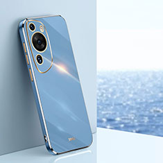 Funda Silicona Ultrafina Goma Carcasa XL1 para Huawei P60 Art Azul