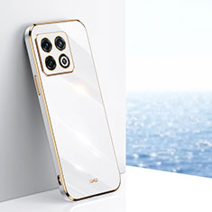 Funda Silicona Ultrafina Goma Carcasa XL1 para OnePlus 10 Pro 5G Blanco