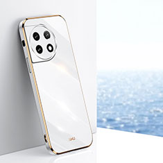Funda Silicona Ultrafina Goma Carcasa XL1 para OnePlus 11 5G Blanco