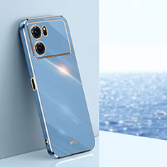 Funda Silicona Ultrafina Goma Carcasa XL1 para Oppo K10 5G Azul