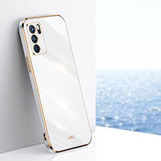 Funda Silicona Ultrafina Goma Carcasa XL1 para Oppo Reno6 Pro 5G India Blanco