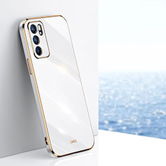 Funda Silicona Ultrafina Goma Carcasa XL1 para Oppo Reno6 Z 5G Blanco