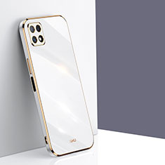 Funda Silicona Ultrafina Goma Carcasa XL1 para Samsung Galaxy F42 5G Blanco
