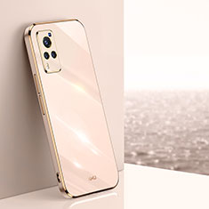 Funda Silicona Ultrafina Goma Carcasa XL1 para Vivo X60 Pro 5G Oro