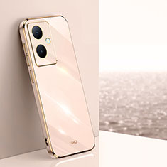 Funda Silicona Ultrafina Goma Carcasa XL1 para Vivo Y78 Plus 5G Oro