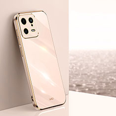 Funda Silicona Ultrafina Goma Carcasa XL1 para Xiaomi Mi 13 5G Oro