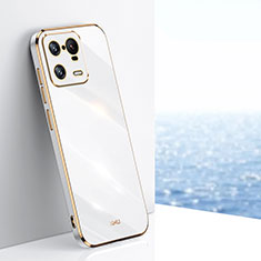 Funda Silicona Ultrafina Goma Carcasa XL1 para Xiaomi Mi 13 Pro 5G Blanco