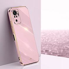 Funda Silicona Ultrafina Goma Carcasa XL1 para Xiaomi Redmi Note 10 4G Rosa