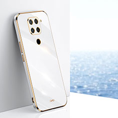 Funda Silicona Ultrafina Goma Carcasa XL1 para Xiaomi Redmi Note 9 Blanco