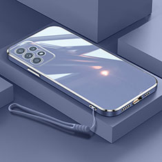 Funda Silicona Ultrafina Goma Carcasa XL2 para Samsung Galaxy A52 5G Gris Lavanda