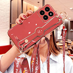 Funda Silicona Ultrafina Goma Carcasa XL3 para Xiaomi Mi 14 5G Rojo