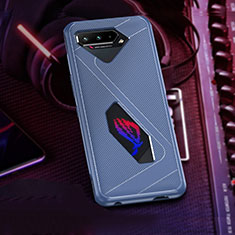 Funda Silicona Ultrafina Goma Carcasa ZJ1 para Asus ROG Phone 5s Azul