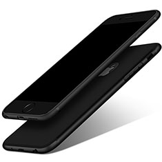 Funda Silicona Ultrafina Goma G02 para Apple iPhone 6S Plus Negro