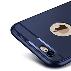 Funda Silicona Ultrafina Goma para Apple iPhone 6S Plus Azul
