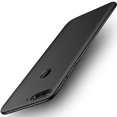 Funda Silicona Ultrafina Goma para Huawei Y6 (2018) Negro