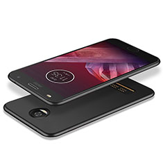 Funda Silicona Ultrafina Goma para Motorola Moto Z Play Negro