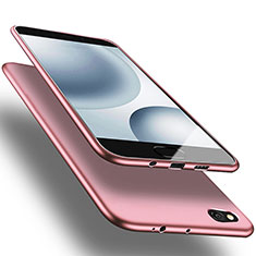 Funda Silicona Ultrafina Goma para Xiaomi Mi 5C Oro Rosa