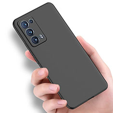 Funda Silicona Ultrafina Goma S01 para Oppo Reno6 Pro+ Plus 5G Negro