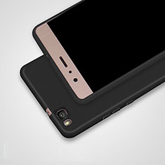 Funda Silicona Ultrafina Goma S02 para Huawei P9 Lite Negro