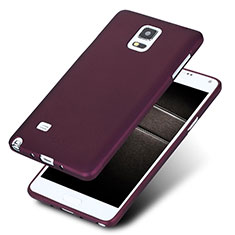 Funda Silicona Ultrafina Goma S02 para Samsung Galaxy Note 4 Duos N9100 Dual SIM Morado