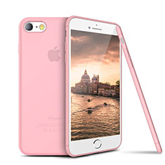 Funda Silicona Ultrafina Goma S03 para Apple iPhone 7 Rosa