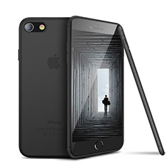 Funda Silicona Ultrafina Goma S03 para Apple iPhone SE (2020) Negro