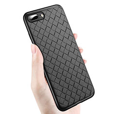 Funda Silicona Ultrafina Goma S04 para Apple iPhone 8 Plus Negro