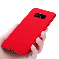 Funda Silicona Ultrafina Goma S06 para Samsung Galaxy S8 Rojo