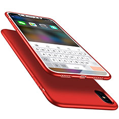 Funda Silicona Ultrafina Goma S14 para Apple iPhone Xs Rojo