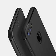 Funda Silicona Ultrafina Goma Z05 para Apple iPhone 8 Plus Negro