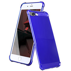Funda Silicona Ultrafina Goma Z11 para Apple iPhone 8 Plus Azul