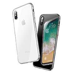 Funda Silicona Ultrafina Transparente C18 para Apple iPhone Xs Max Claro