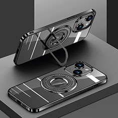 Funda Silicona Ultrafina Transparente con Mag-Safe Magnetic AC1 para Apple iPhone 13 Negro