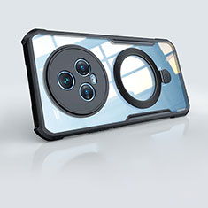 Funda Silicona Ultrafina Transparente con Mag-Safe Magnetic P01 para Huawei Honor Magic5 5G Negro