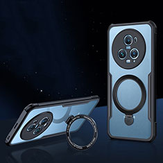 Funda Silicona Ultrafina Transparente con Mag-Safe Magnetic P01 para Huawei Honor Magic5 Pro 5G Negro