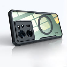 Funda Silicona Ultrafina Transparente con Mag-Safe Magnetic P01 para Xiaomi Mi 13T 5G Negro