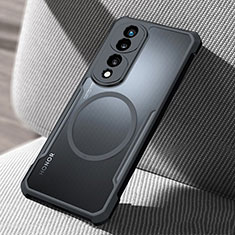 Funda Silicona Ultrafina Transparente con Mag-Safe Magnetic para Huawei Honor 70 Pro+ Plus 5G Negro