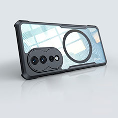 Funda Silicona Ultrafina Transparente con Mag-Safe Magnetic para Huawei Honor 80 5G Negro