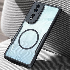 Funda Silicona Ultrafina Transparente con Mag-Safe Magnetic para Huawei Honor 80 Pro Flat 5G Negro
